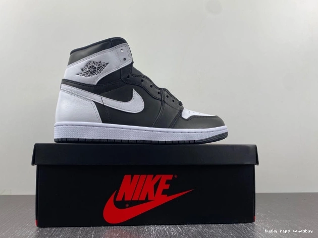Rep Husky Jordan DZ5485-010 Reverse Panda OG 1 Air High 0813